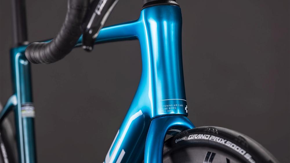 Cube Litening AIR C:68X SLX chromeblue´n´liquidblue Tg 54 - immagine 2